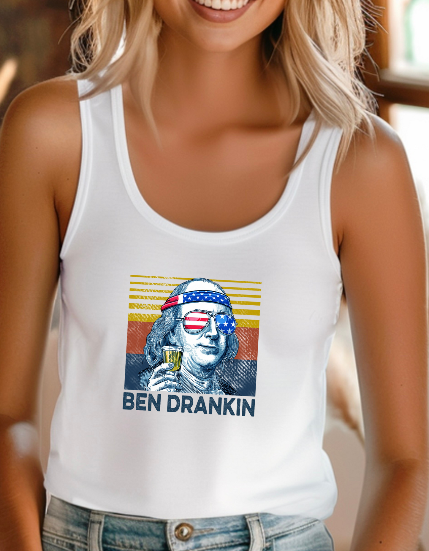 Next Level Funny 4th of July Tank