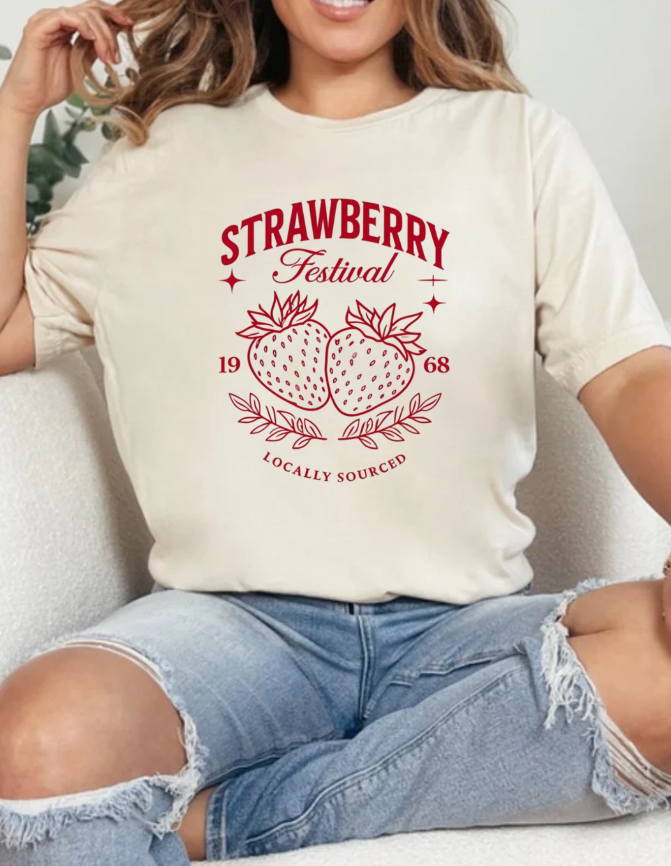 Comfort Colors Strawberry Festival Tee