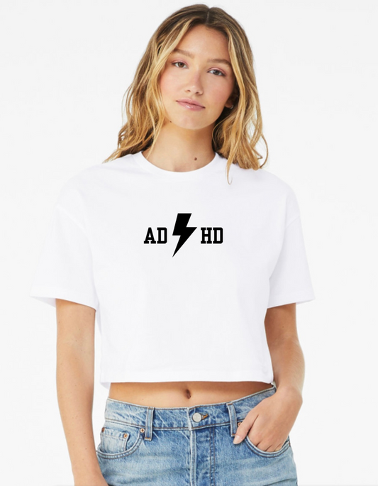 Bella + Canvas Crop Top ADHD