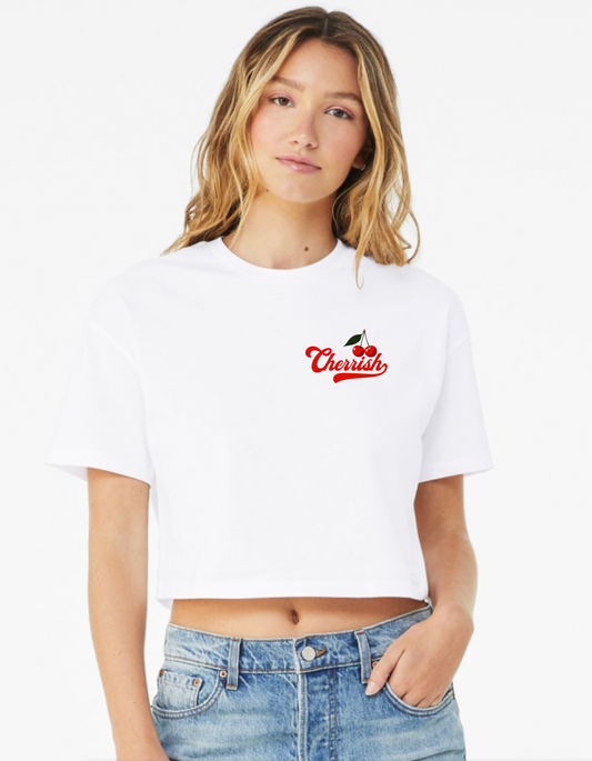 Bella + Canvas Crop Top Cherrish